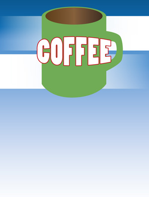 Etiqueta de Bebidas de Café