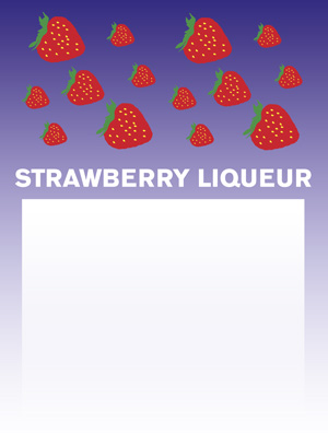 Etiqueta de Bebidas de Frutas