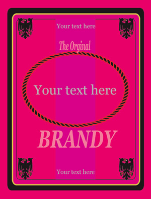 Etiqueta de Brandy